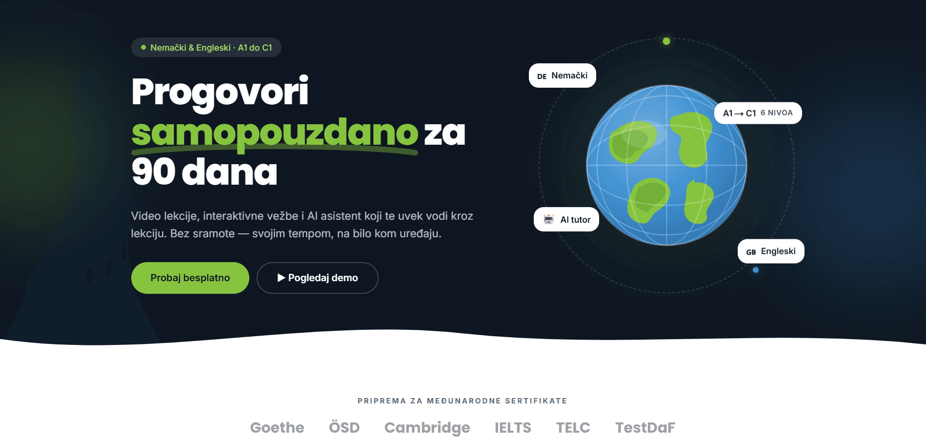 Naslovna strana platforme Spiko Edu